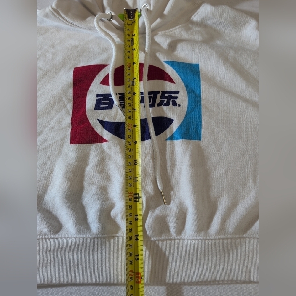 Forever 21 Pepsi Cropped Sweatshirt Size Large - Picture 6 of 8